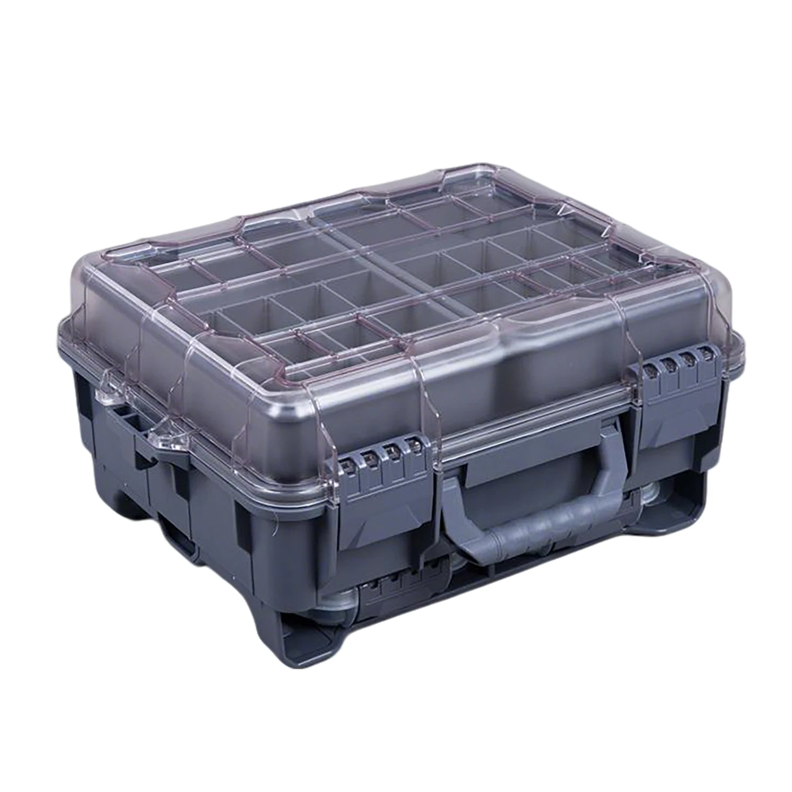 

Universal Fishing Tackle Box Removal Inside Design for Fishing Gifts (Gray)