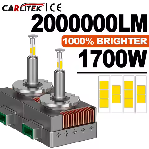 360 Led D3S Headlight Canbus D1S D2S D4S D8S 1:1 Xenon Light Turbo LED Four-Side 1700W CSP Chips Plug and Play D1R D2R D3R 6500K