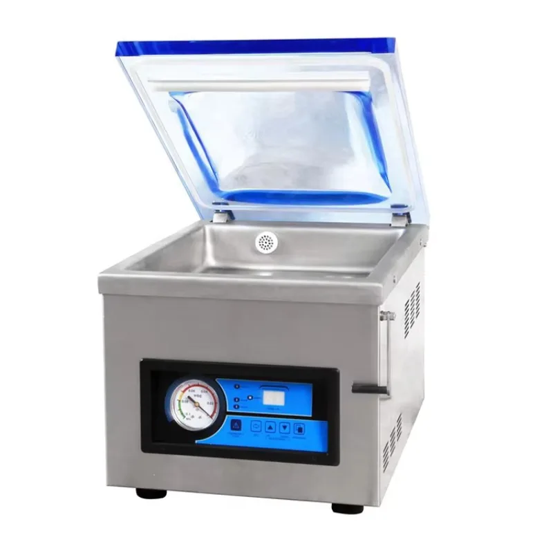 

HVC-260T/1A Industrial Plastic Bag Portable Automatic Food Sealer Vacuum Packing Machine