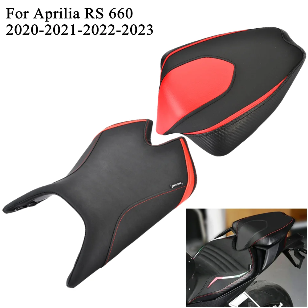 

RS660 Front Rear Solo Seat Cowl Cushion Pad For Aprilia RS 660 2020-2023 RS660 Driver Passenger Seat Motorcycle Accessories