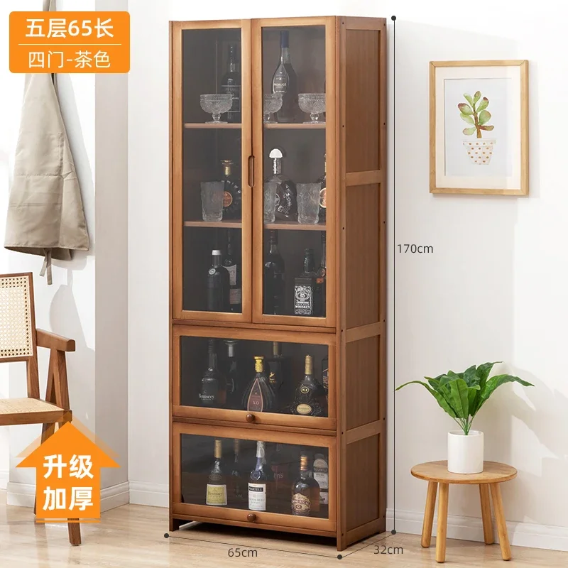 Mini Bar Szafka na Alkohol Meble na Wino Stojak na Wino Bar Zewnętrzny Budowa Szafka do Przechowywania Szafka Szklana Ekspozycja Szafki do Salonu