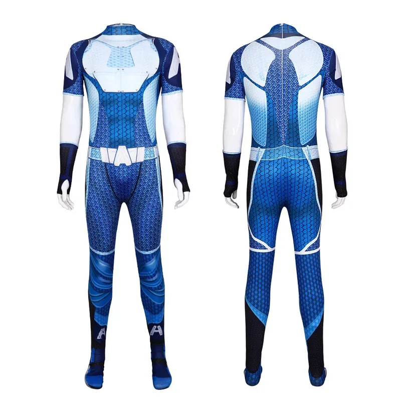 qa156The Boys Cospaly Superhero The Homelander Women Men Halloween Costume Antony Starr A Train Suit Jumpsuit Cloak Body