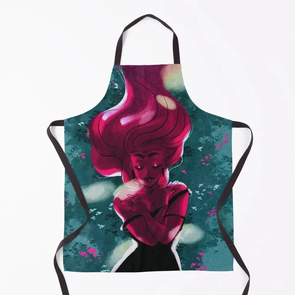 Lore Olympus Persephone Apron manicurist Kitchen Apras For Women Apron