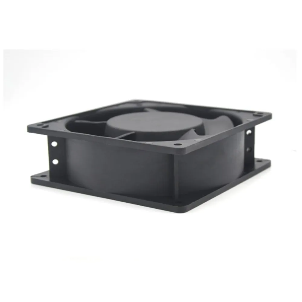 Ventilador de refrigeração para gabinete AC 120mm x 38mm AC 110V 115V 220V 230V EC Motor alto fluxo de ar 3500RPM rolamento de esferas duplo 12W