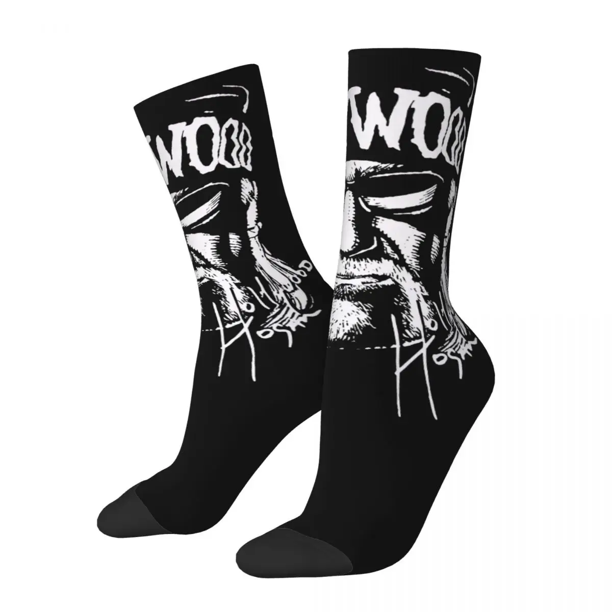 WWE Hollywood Hogan HULKAMANIA Men and Women printing Socks,Motion Applicable throughout the year Dressing Gift