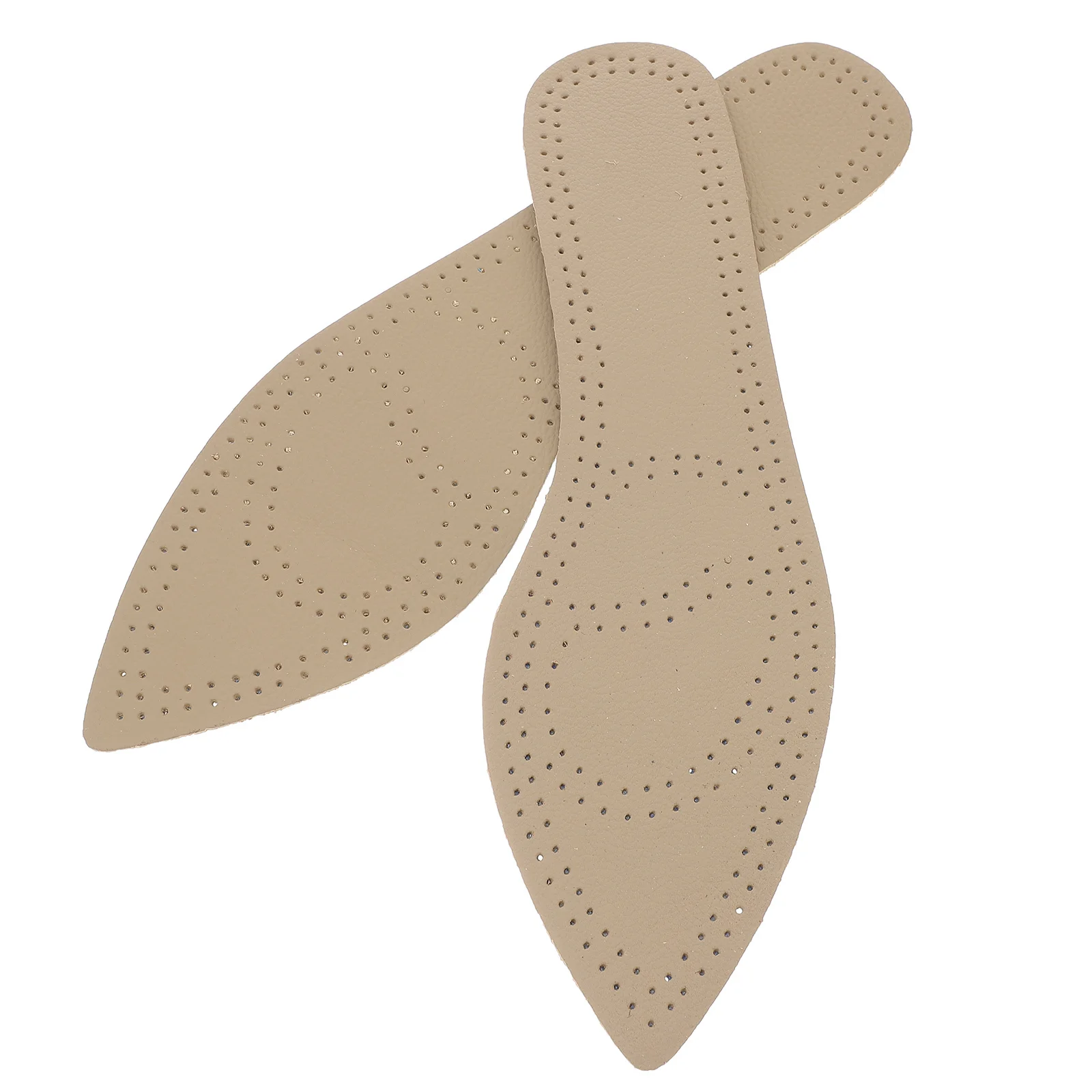 2 أزواج النعال انفصال للكعب العالي تنفس مكافحة فضفاضة البقرة بطانة حذاء نعل للكعب العالي المضادة للعرق نعل