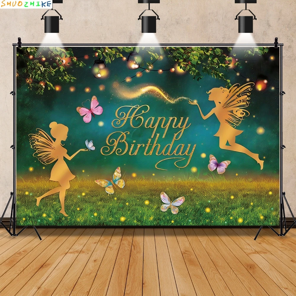 Verträumter märchenhafter Garten-Hintergrund, Frühlingswald, Wald, Baumloch, Babyparty, Geburtstagsfeier, Porträtfotografie-Hintergrund