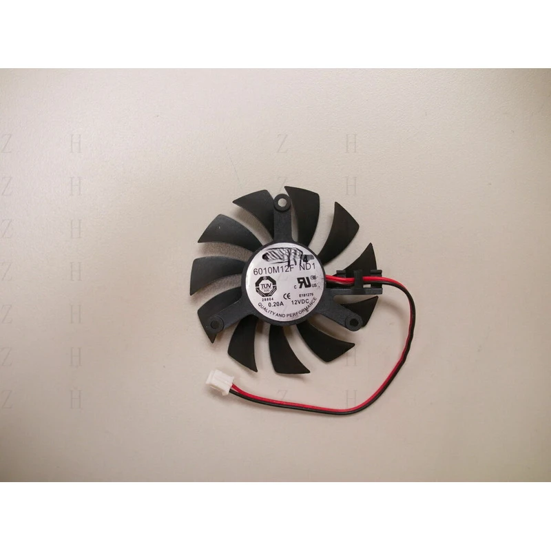 Z  Cooler Fan For ATI NVIDIA Video Card T&T 6010M12F ND1 55mm 2 Pin DC 12V 0.20A