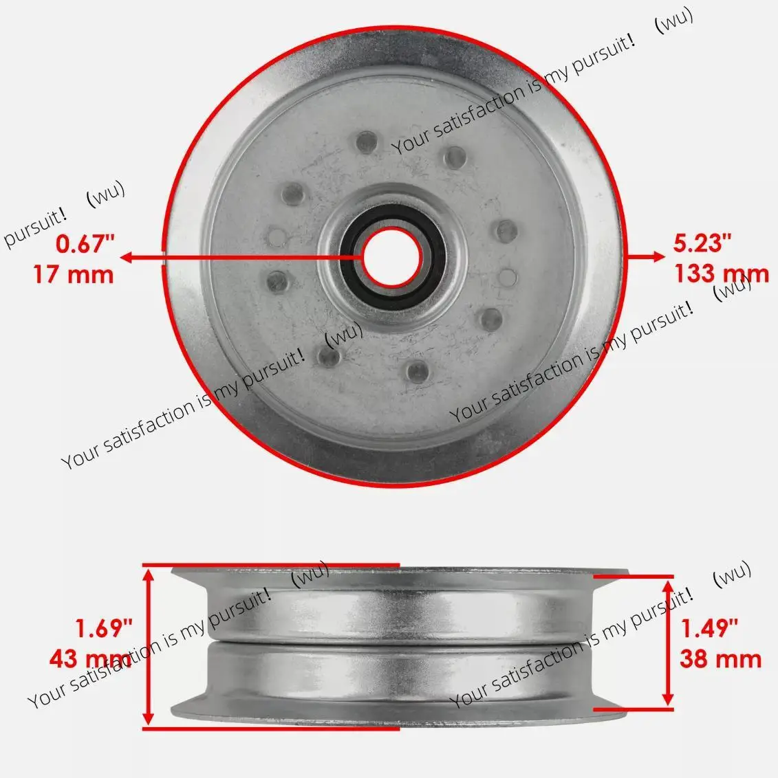 Suitable for John Deere tractor pulleys GY22172, AUC17621, GY20110, GY20629, GY22082