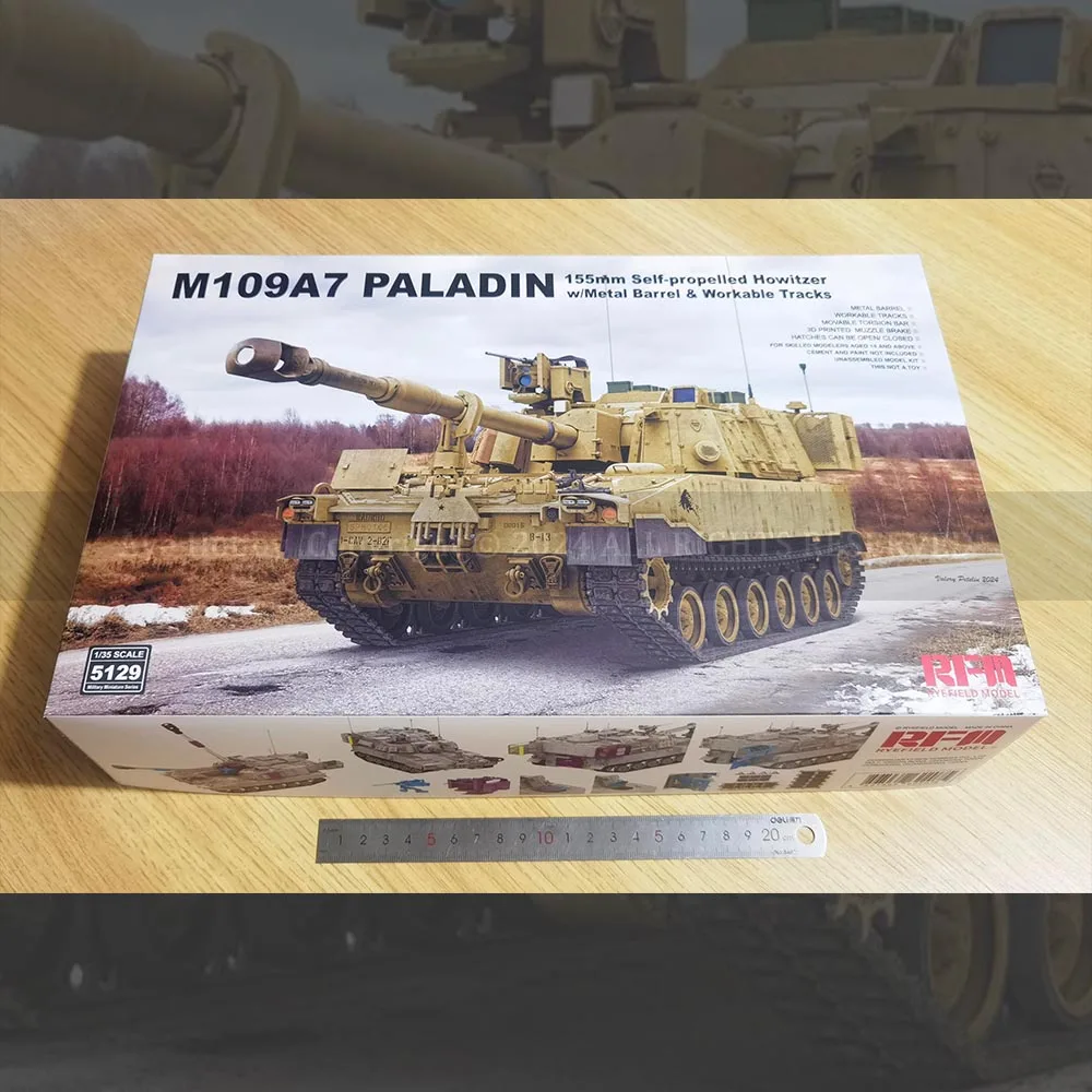 [Ryefield Model] RFM RM-5129 1/35 M109A7 Paladin 155mm SPH (Plastic Model Kit)