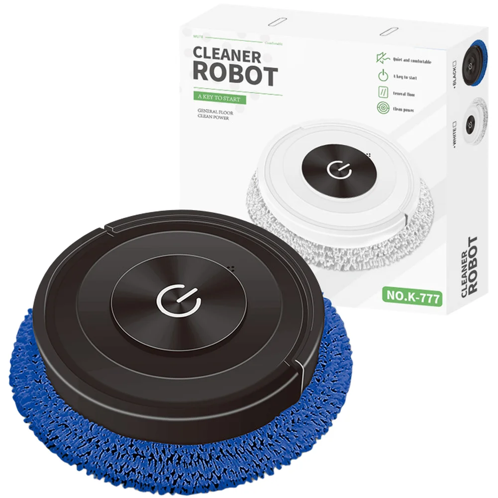 

Robot Mop Cleaner for Hard Floors Featuring Wet Dry Mopping 360 Coverage Quiet Operation and Low Profile 6.5cm