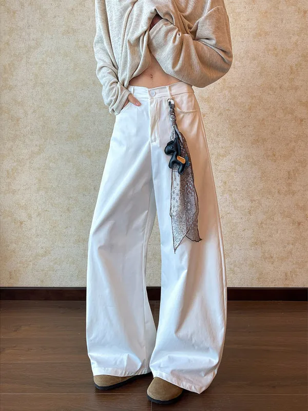 

Мужские брюки свободного кроя, широкие штаны, повседневные, драпированные, с эффектом «чистого» кроя, длинные брюки для создания комфортного образа, с подвесками