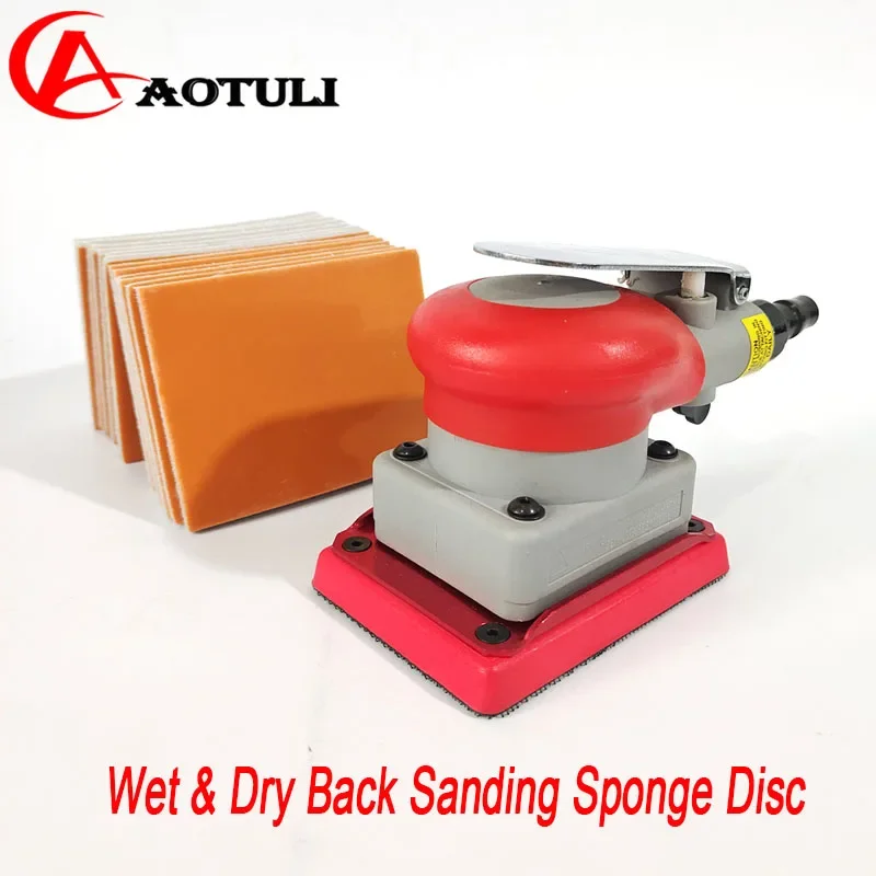 Wet & Dry Back Sanding Sponge Disc 75*100mm Sandpaper Self-adhesive 400-3000 Grit Polishing Grinding Tools