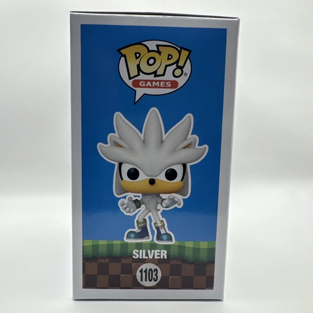 Plata (diamante) 1103 figuras FUNKO POP 4,5 pulgadas Sonic The Hedgehog figura de vinilo coleccionable edición limitada modelo juguete para regalo