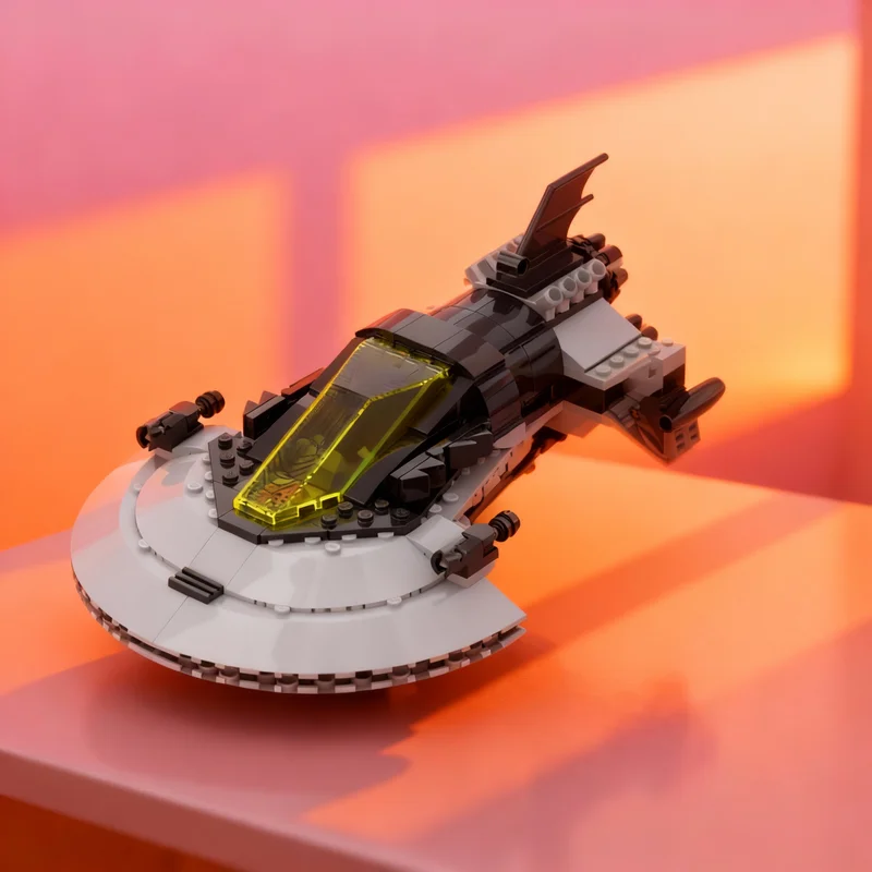 

355pcs MOC Space UFO Warp Wing Advanced Fighter Model Building Blocks Toys Christmas Gift Construction DIY Idea Education