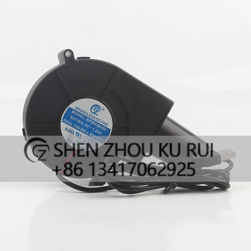 High Quality blower BFB1005H DC5V 1.20A 9733 industrial Outdoor Barbecue Silent USB portable centrifugal Turbine air cooling fan
