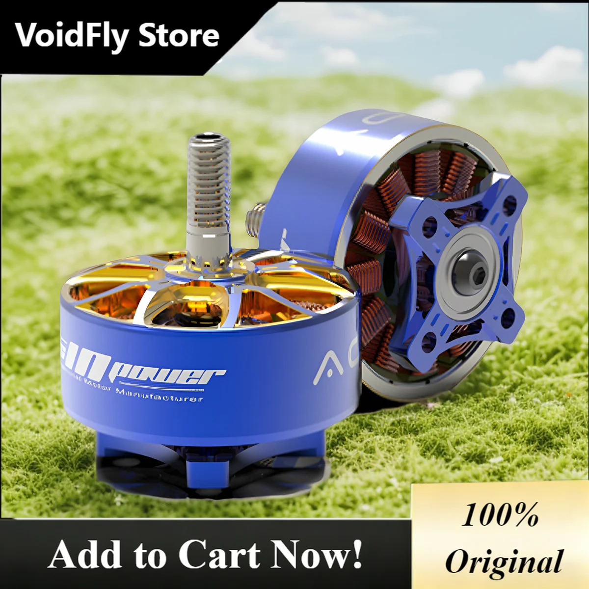 VoidFly 1400kv RCinpower AOS collaborates with supernova2807 to create a new brushless motor for RC FPV UAV