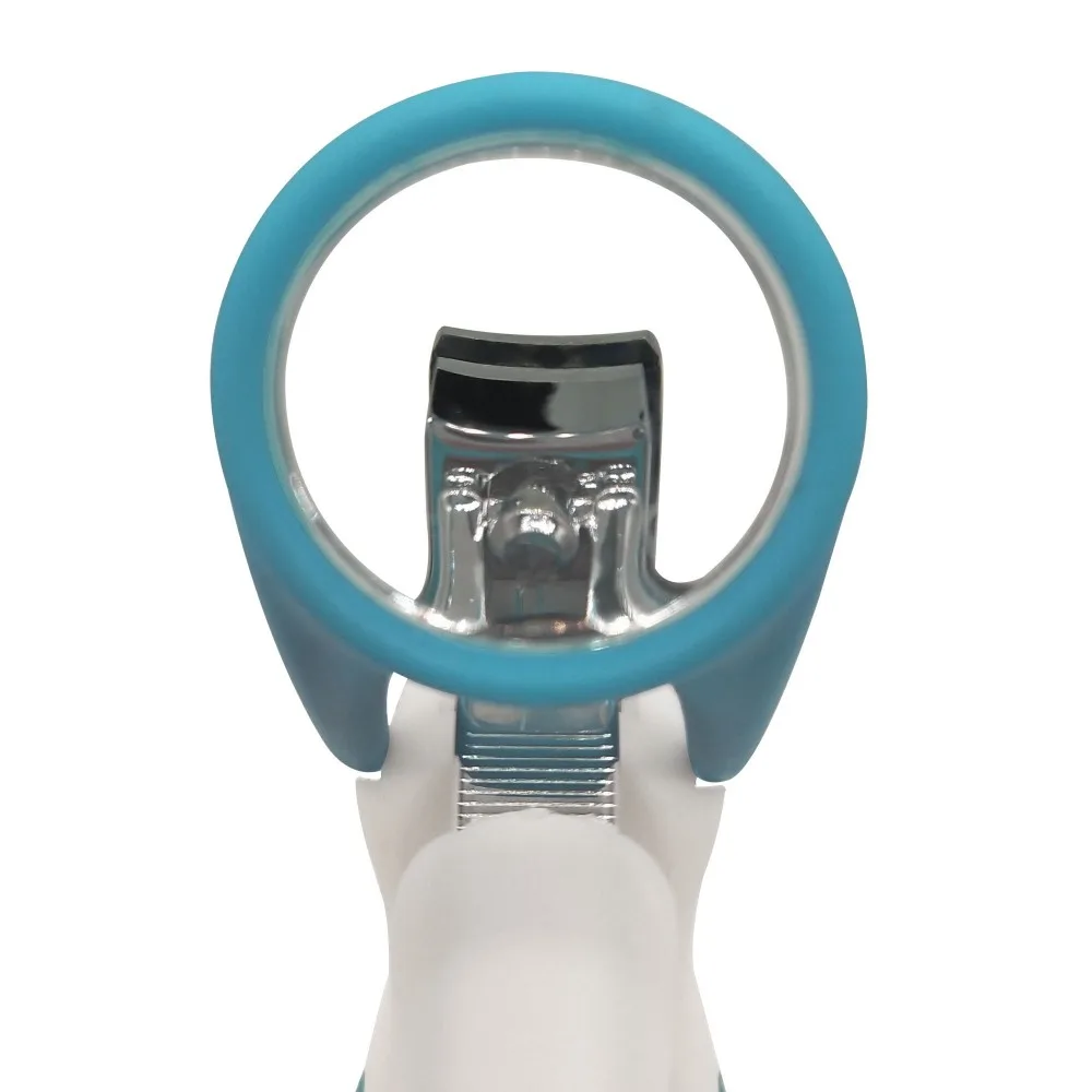 Cortaúñas de Color azul con lupa