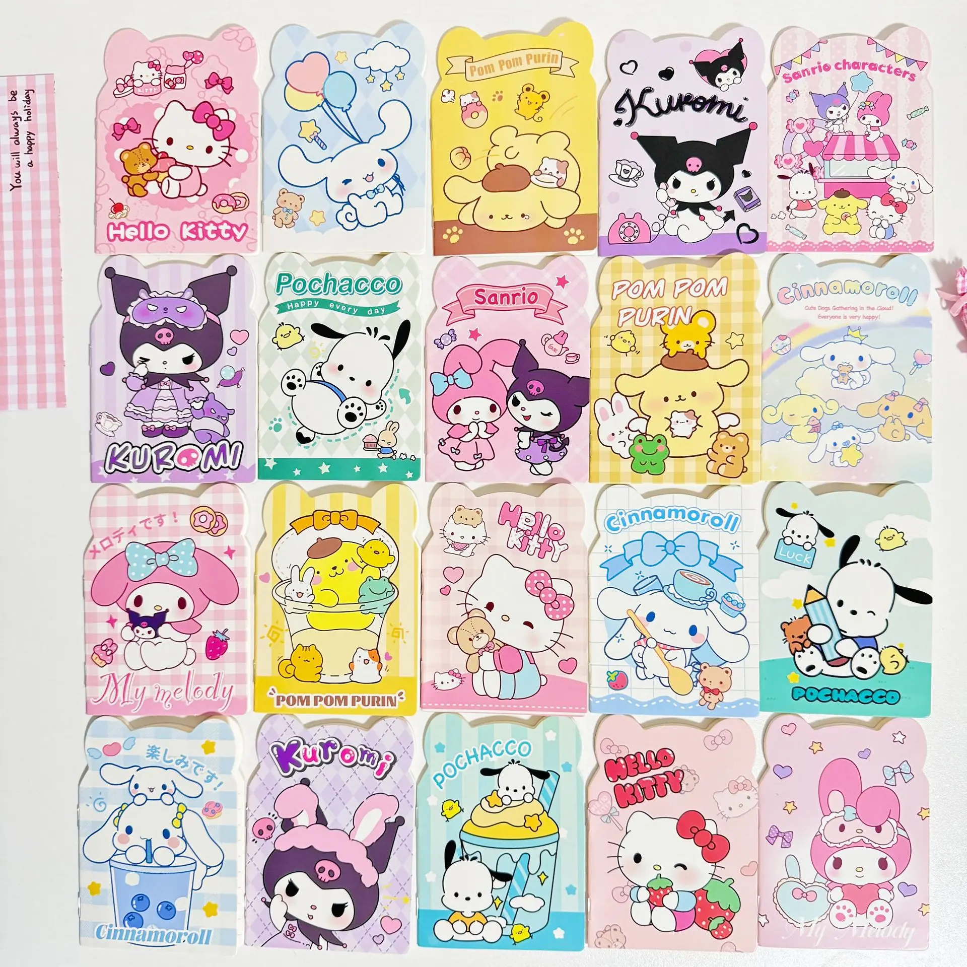 

Sanrio новый креативный блокнот A7 с героями мультфильмов, подарок в стиле Ins, канцелярские принадлежности, студенческий журнал, дневник