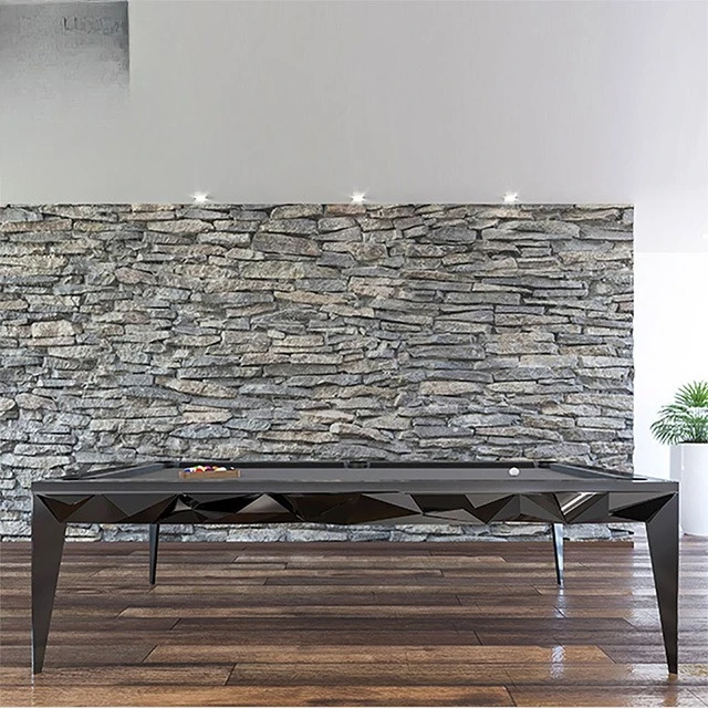 Light luxury high-end solid wood standard pool table luxury entertainment club creative senior feeling table