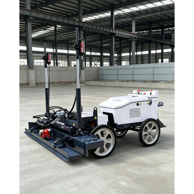 Custom Power 2.5m Leveling Ruler Fully Automatic Cement Paving Machine Concrete Laser Screed Machine Laser Screed