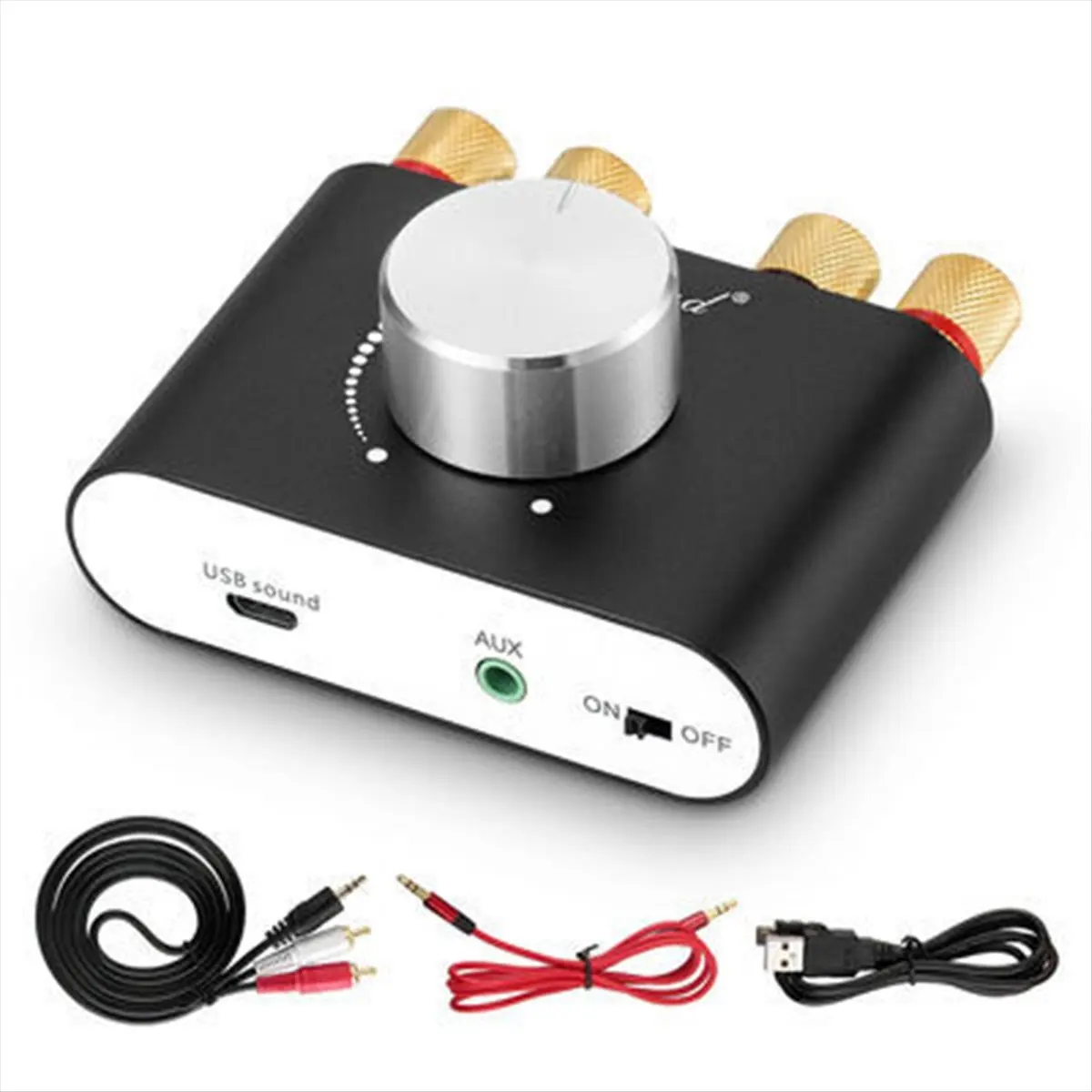 

(A23G) Цифровой усилитель Hi-Fi стереоаудио Douk Audio Mini Bluetooth 5.0 TPA3116, аудиоприемник, усилитель мощности