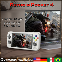 Retroid Pocket 4 RP4 Handheld Game Console Retro Game Console Bluetooth 5000mAh Children's Gifts Android 13 4.7Inch Touch Screen