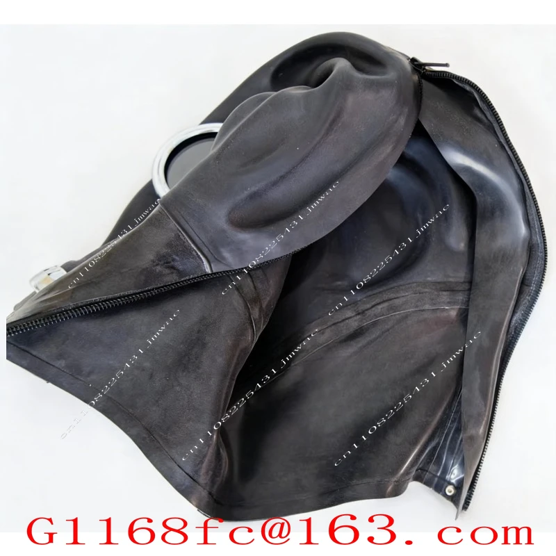 Full Package Latex Gas Mask, Breathing Control, Negative Pressure Bottle, Rubber Breathing Control