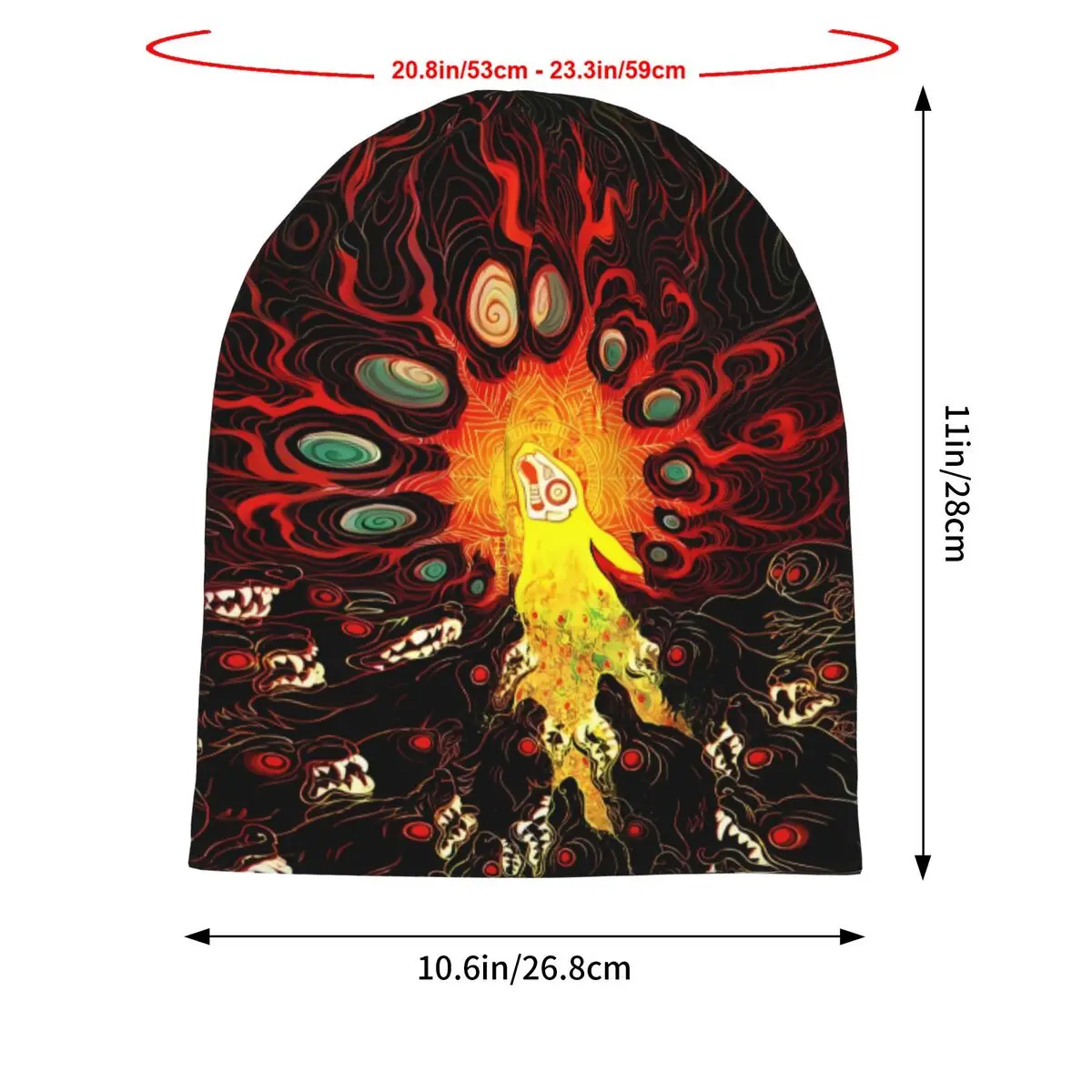 Mutierte Wölfe Mützen Mützen Hut Mode Motorhaube Hüte Männer