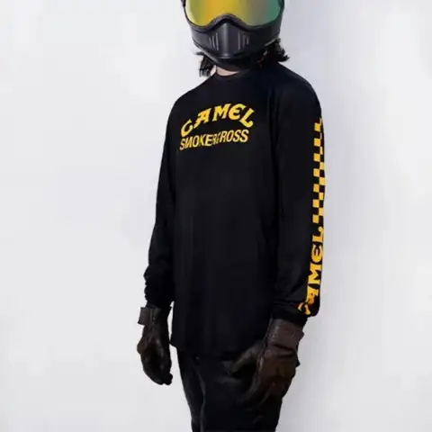 2026MEN'S LONG SLEEVE T-SHIRT MOUNTAIN BIKE OFF-ROAD MOTORCYCLE CYCLING JERSEY MTB CLOTHES CAMPING OUTDOOR FISHING TOP LOOSE