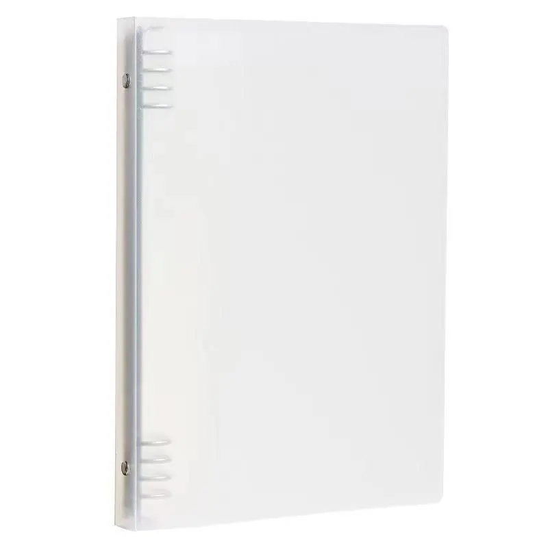 A4 A5 B5 Transparant Scrub Loose Leaf Binder Cover Notebook PP Inner Core Note Book Journal Planner Office School Supplies