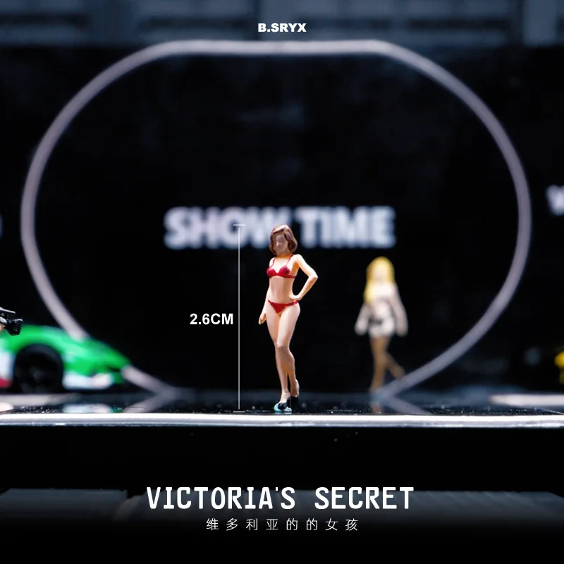 1/64 Swimsuit Model Doll Model Simulation Miniature Figure Resin Stereoscopic Microscopic Photography  Beauty Model