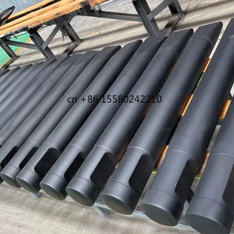 for SB60 SB70 SB80 Hydraulic Rock Breaker Hammer Excavator Small Hammer Demolition Attachment Construction Jackhammer Chisel