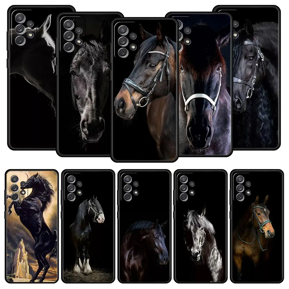 

Running Horse Wild Animals Case for Samsung A51 A71 A21S A12 A11 A15 A25 A31 A41 A52 A32 A23 A33 A53 A73 A03S A05S A13 5G Cover