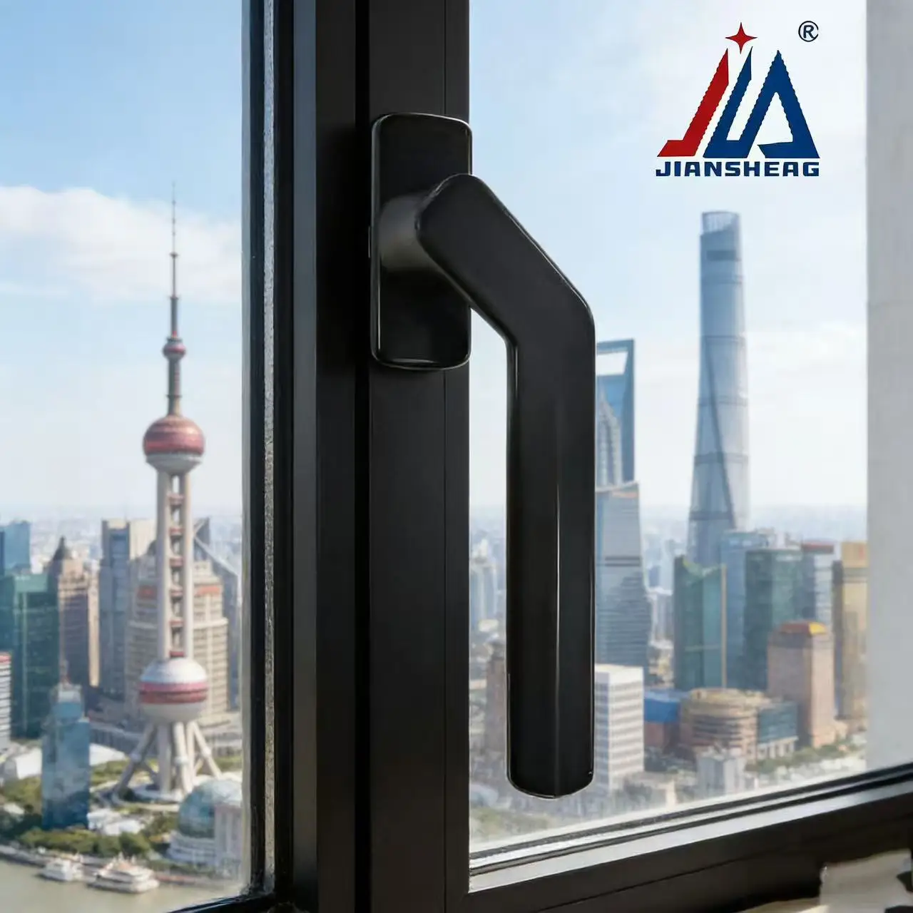 

Дж.С. Прямая/коленная ручка для оконных дверей — ручка замка Espag для окон с терморазрывом