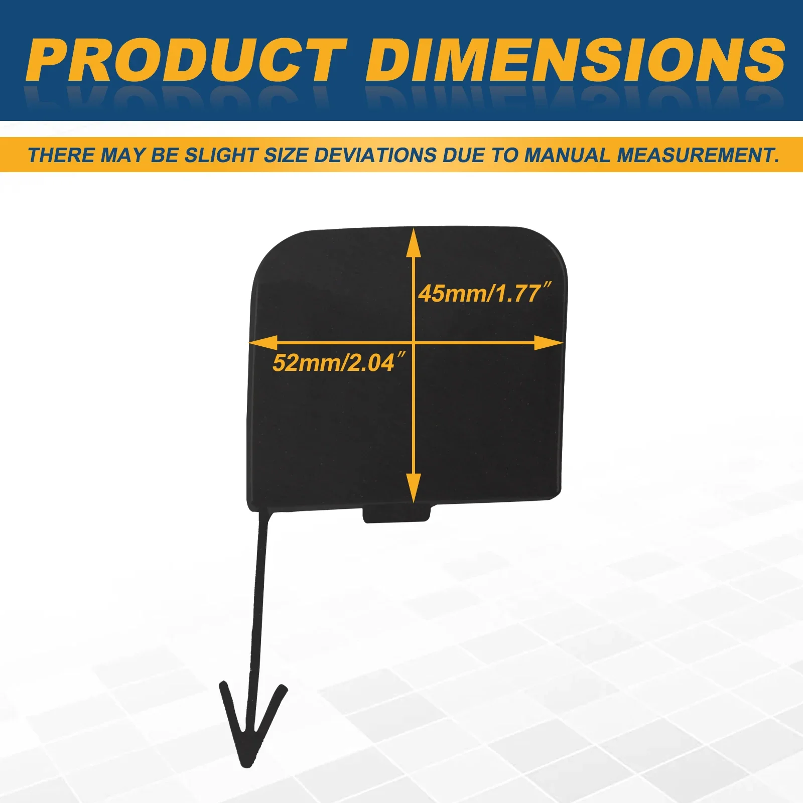 المصد الخلفي سحب هوك غطاء سحب غطاء العين لشركة فولكس فاجن باسات B7 2011-2014 3AE807441A اكسسوارات السيارات #4