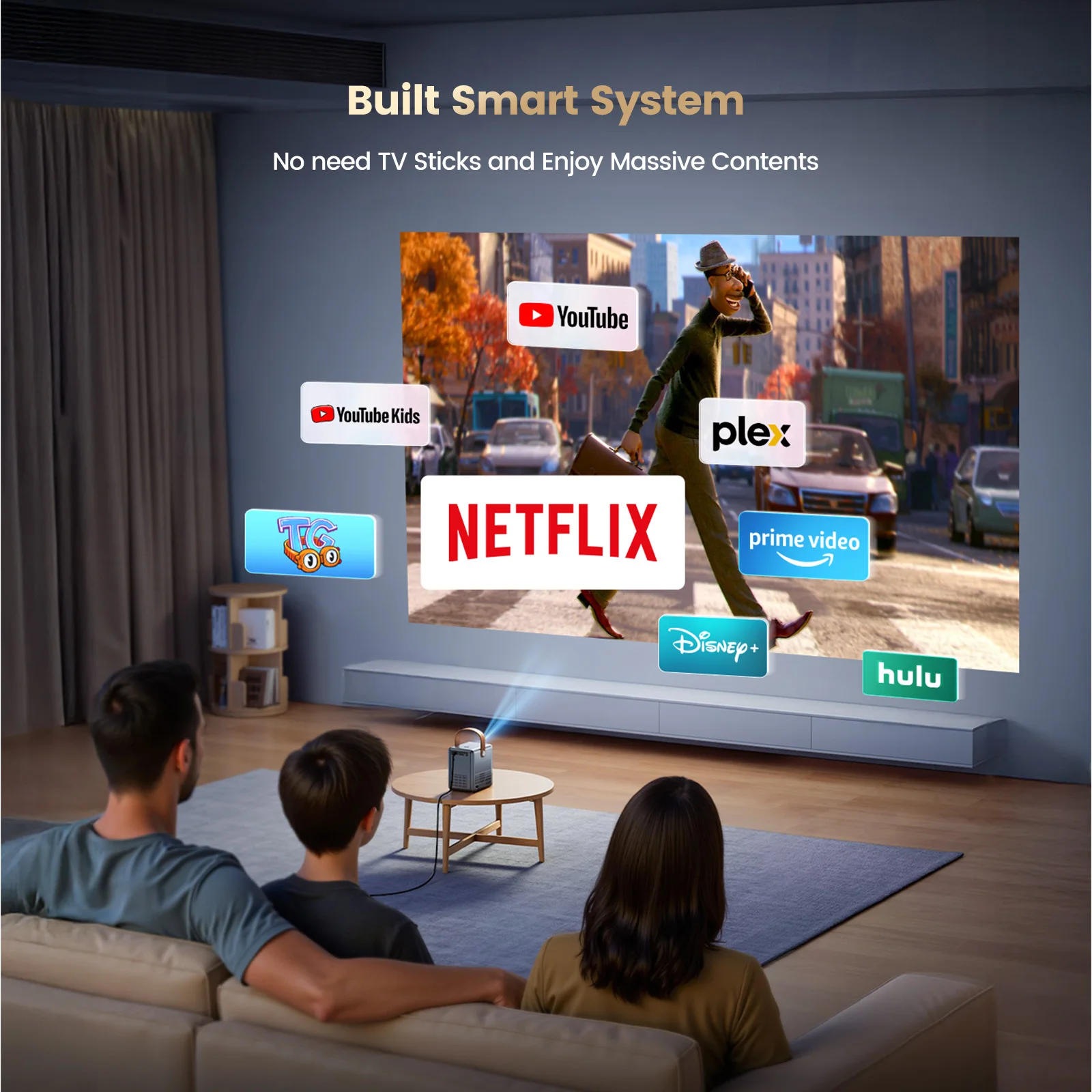 Wimius Mini Beam جهاز عرض محمول 4K 800ANSI أصلي 1080P Wifi6 BT5.2 متعاطي المخدرات الليزر المسرح المنزلي proyector أجهزة عرض الأفلام #4