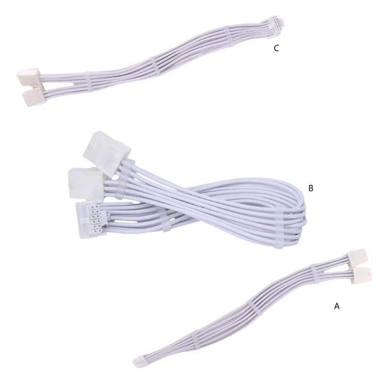 Kabel Daya 2x8Pin Female 16Pin ATX3.0 baru untuk Kartu Grafis Seri RTX40