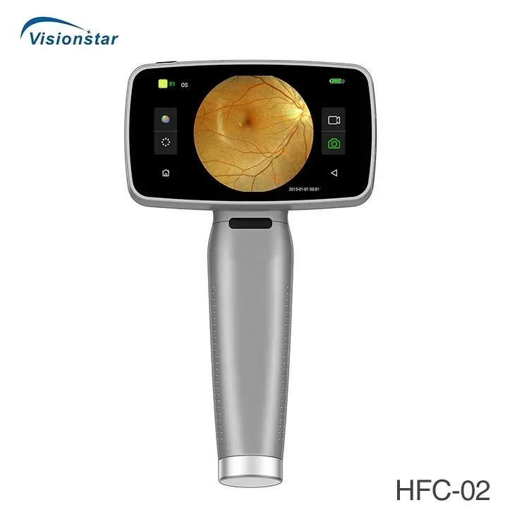 HFC 2 Handheld Fundus Camera Ophthalmic Manufacturer Price Portable Digital Retinal Camera for Sale