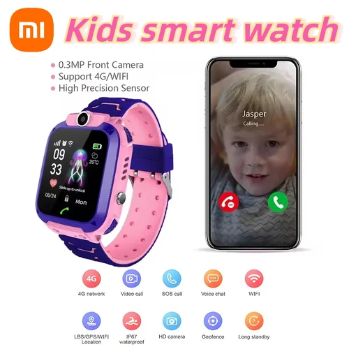 Xiaomi Niños Reloj Inteligente 4G Sos Ubicación Gps Tarjeta