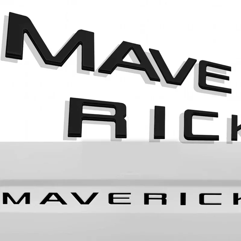 Suitable for pickup Ford Maverick Tremor rear trunk English letter sticker groove decorative word sticker