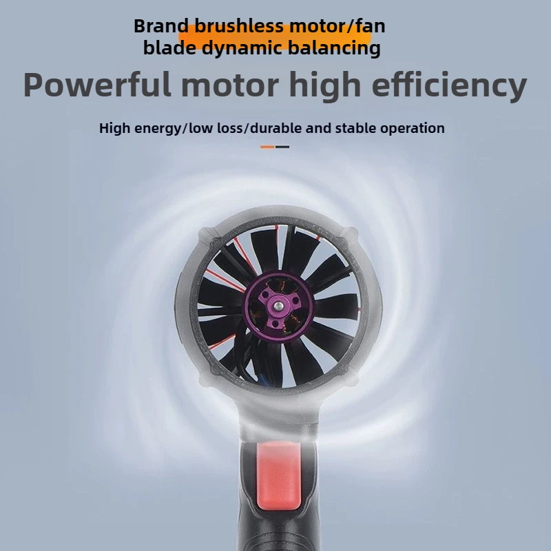 عالية الطاقة 64 مللي متر مروحة عنيفة فرش السيارات 1900 جرام 60 متر/الثانية التوجه منفاخ الهواء غسيل السيارات إزالة الثلوج الغبار منفاخ كهربائي لماكيتا #3