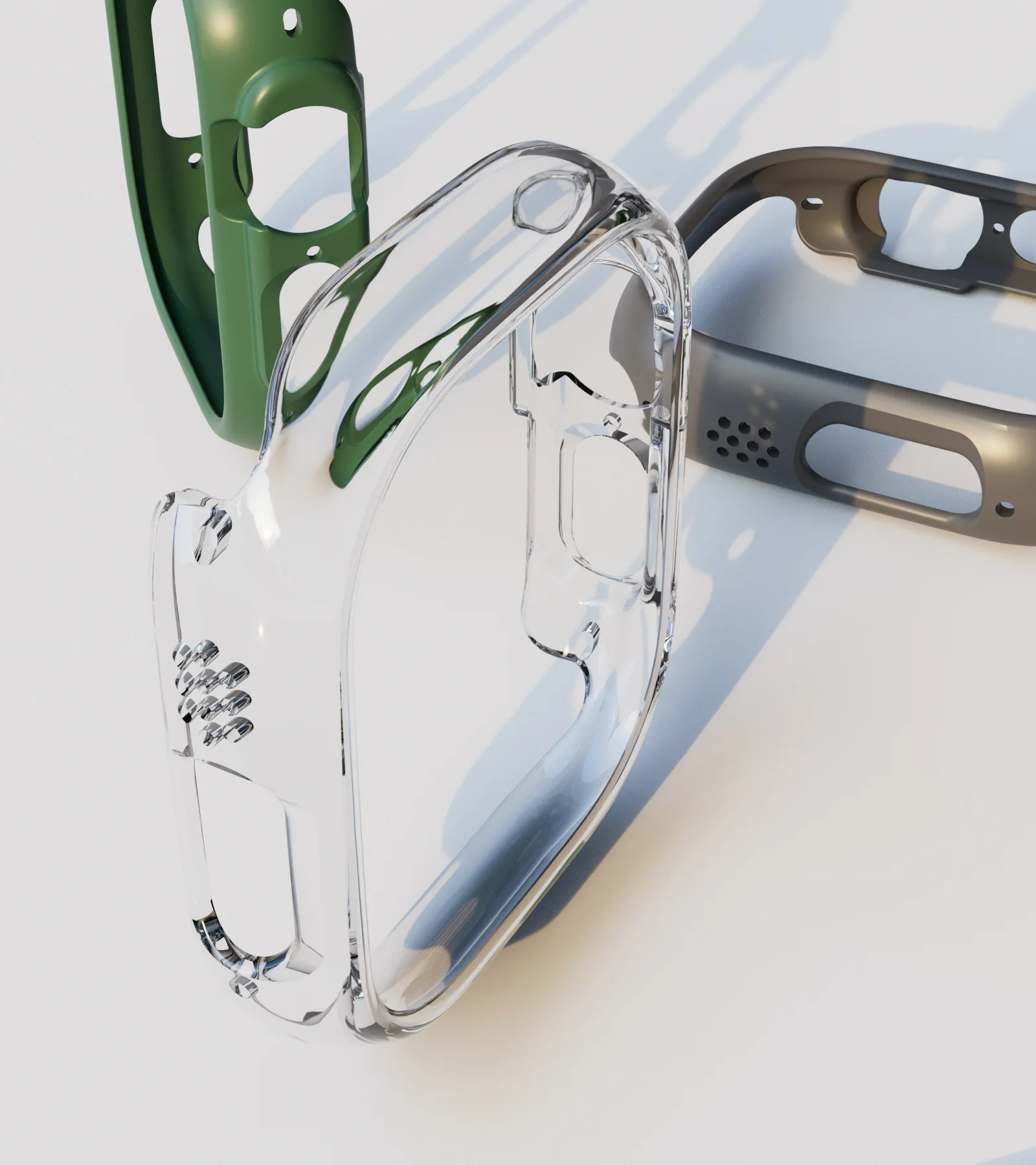 Cover per Apple Watch Case Ultra 1 2 49mm accessori per cinturini Hard PC Bumper Shell screen Protector per iwatch series ultra 49mm