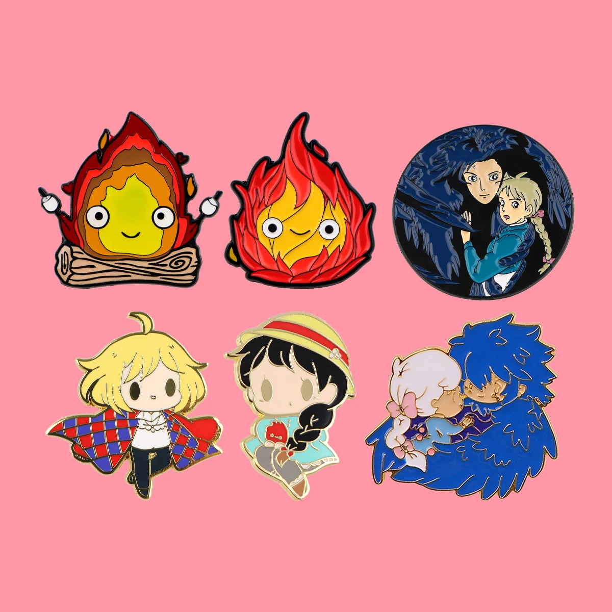 Japanese Anime Figures Pins Cure Cartoon Badges Brooches for Clothing Enamel Pin Metal Badges Jewelry Accessories Gifts for Kids