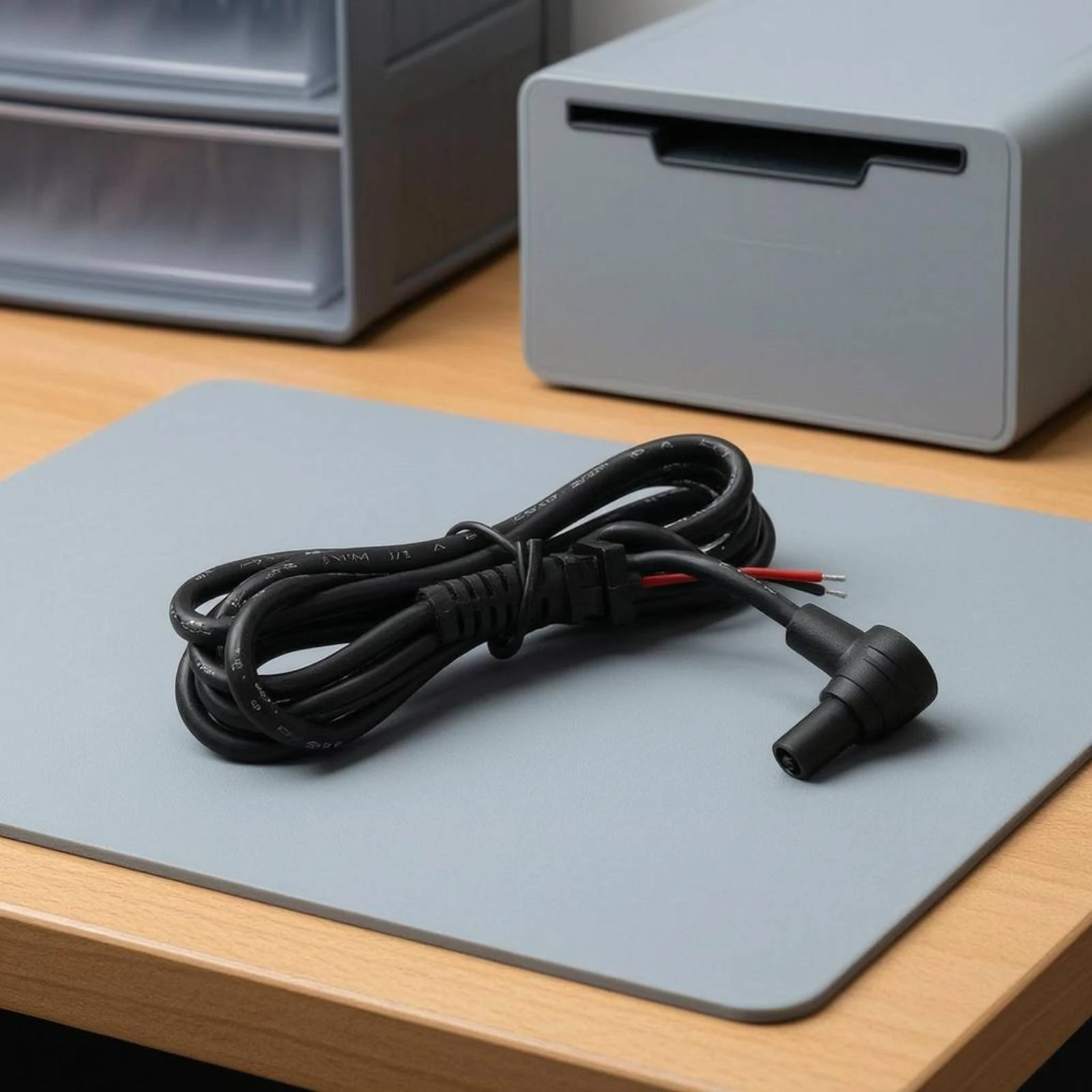Electric Scooter Charging Cable 123 Cm Hollow Tip Charging Cable Charger Cord Reliable Connection Mobility Aid Accessory