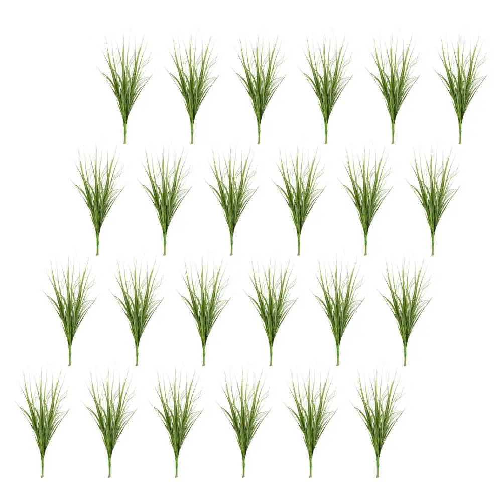 

24Pcs Artificial Plants Lifelike Simulation Decorative Greenery Stems Indoor Outdoor Garden Lawn Material Safe Materials Weather