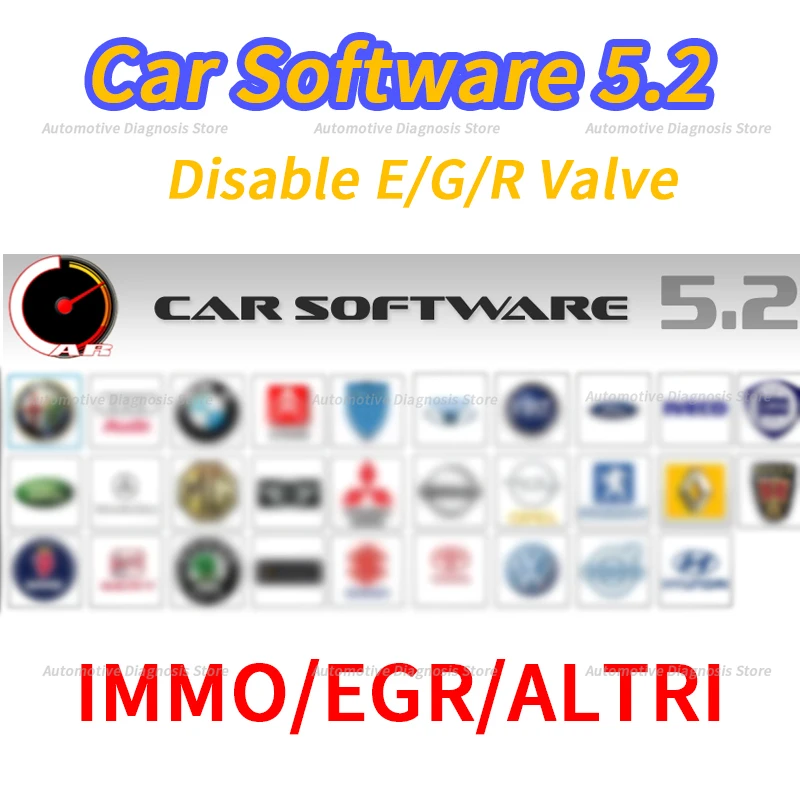 hot sell Car Software V5.2 Maintenance Tools tuning cars ECU Diagnostic software Car 5.2 repair box new vci USB link