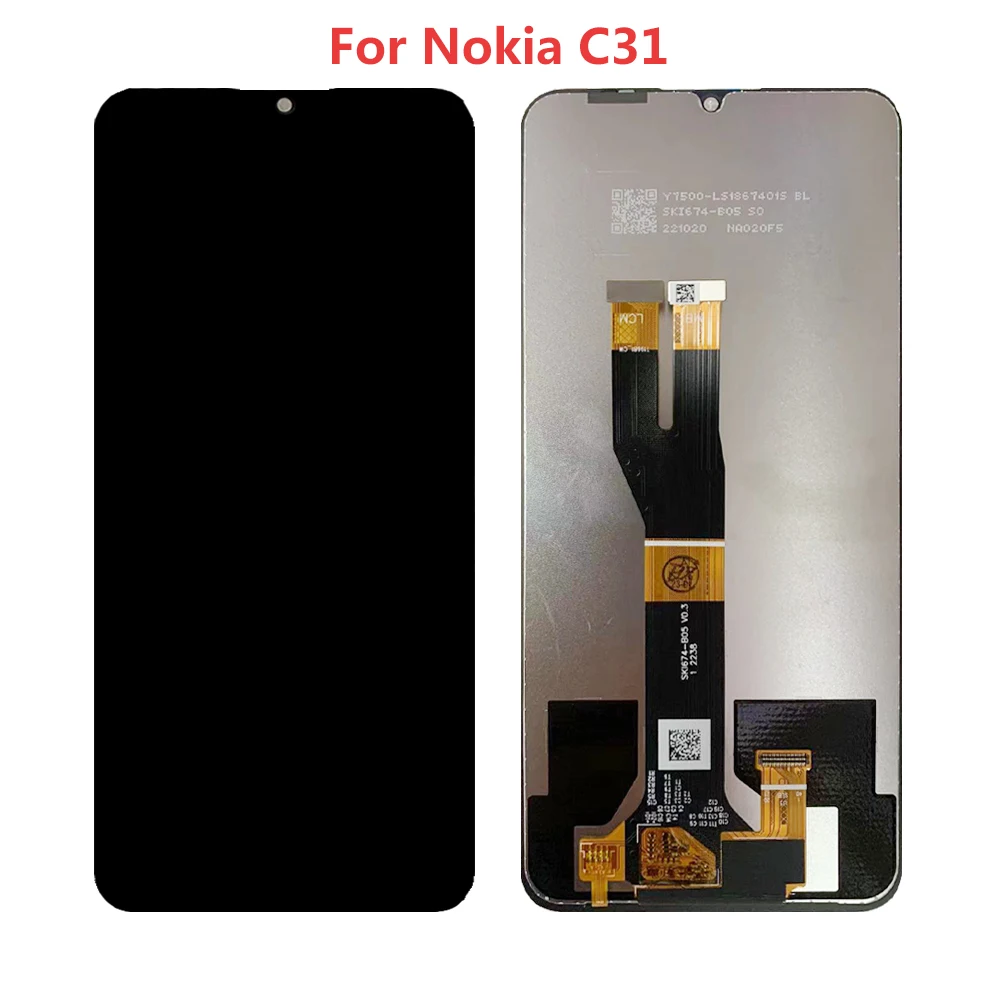 

6.75" C31 LCD Screen For Nokia C31 TA-1499 TA-1497 TA-1493 LCD Display Panel Touch Screen Digitizer Assembly Replacement Parts