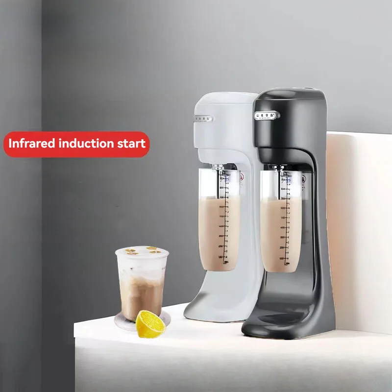 Automatic Sensing Electric Milkshake Machine Commercial Single Heads Drink Mixer 1000ml Large Capacity Smoothie Blender