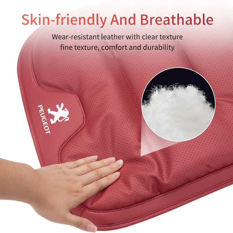 Velour Car Front Rear Seat Cover Leather Cushion Backrest Protective Mat For Peugeot 407 508 2008 5008 307 308 3008 206 207 208
